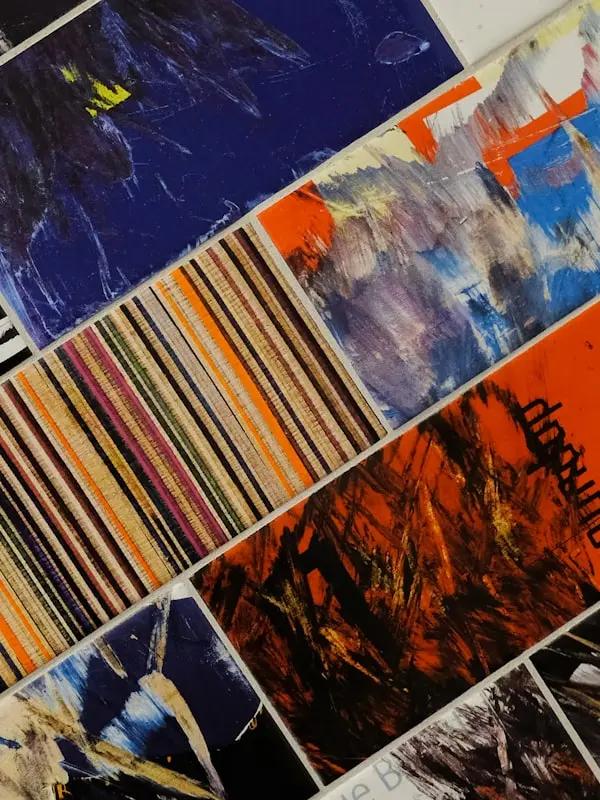 Brand designer presenting logo concepts and visual identity