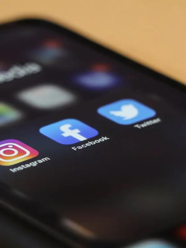 Digital marketer reviewing Facebook and Instagram ad performance