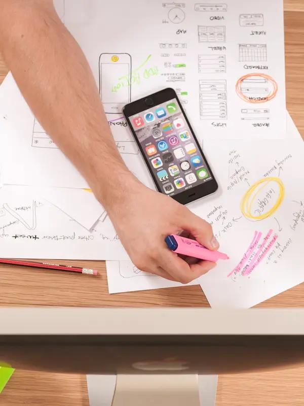 Laptop showing Google search ranking improvements